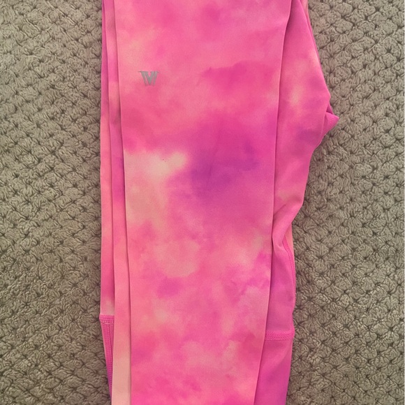 IVL Pink Tie Dye Athletic Workout Leggings Size 4 in Great Condition - Picture 5 of 9